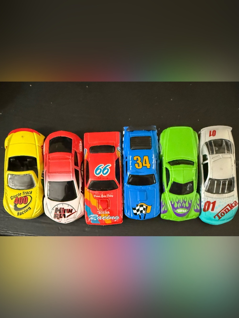Vintage Tonka Racing Toy Cars Set of 6 – #66, #34 & More